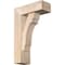 Ekena Millwork Olympic Block Smooth Bracket w/ Offset Brace, Douglas Fir, 5 1/2"W x 14"D x 22"H BKT0604X14X22OLY05SDF - alternate 1